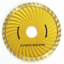 Strengthen Turbo Wave Diamond Saw Blade for Cutting Ceramic, Concrete, Marble, Granite and Asphalt